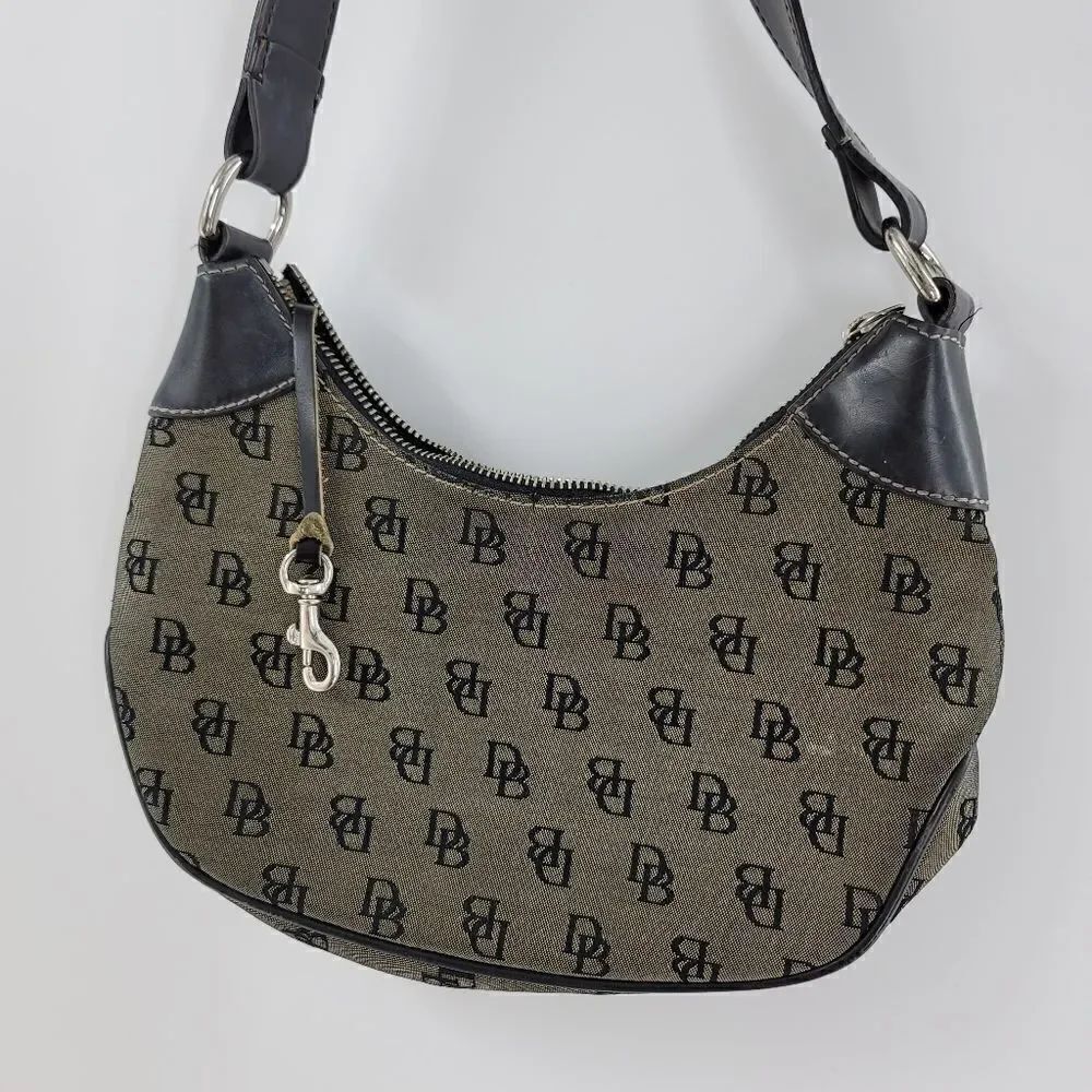 Dooney and Burke logo 90s hobo mini bag - Picture 2 of 8